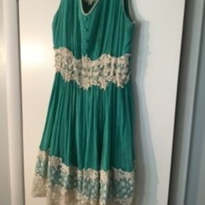 Turquoise sun dress